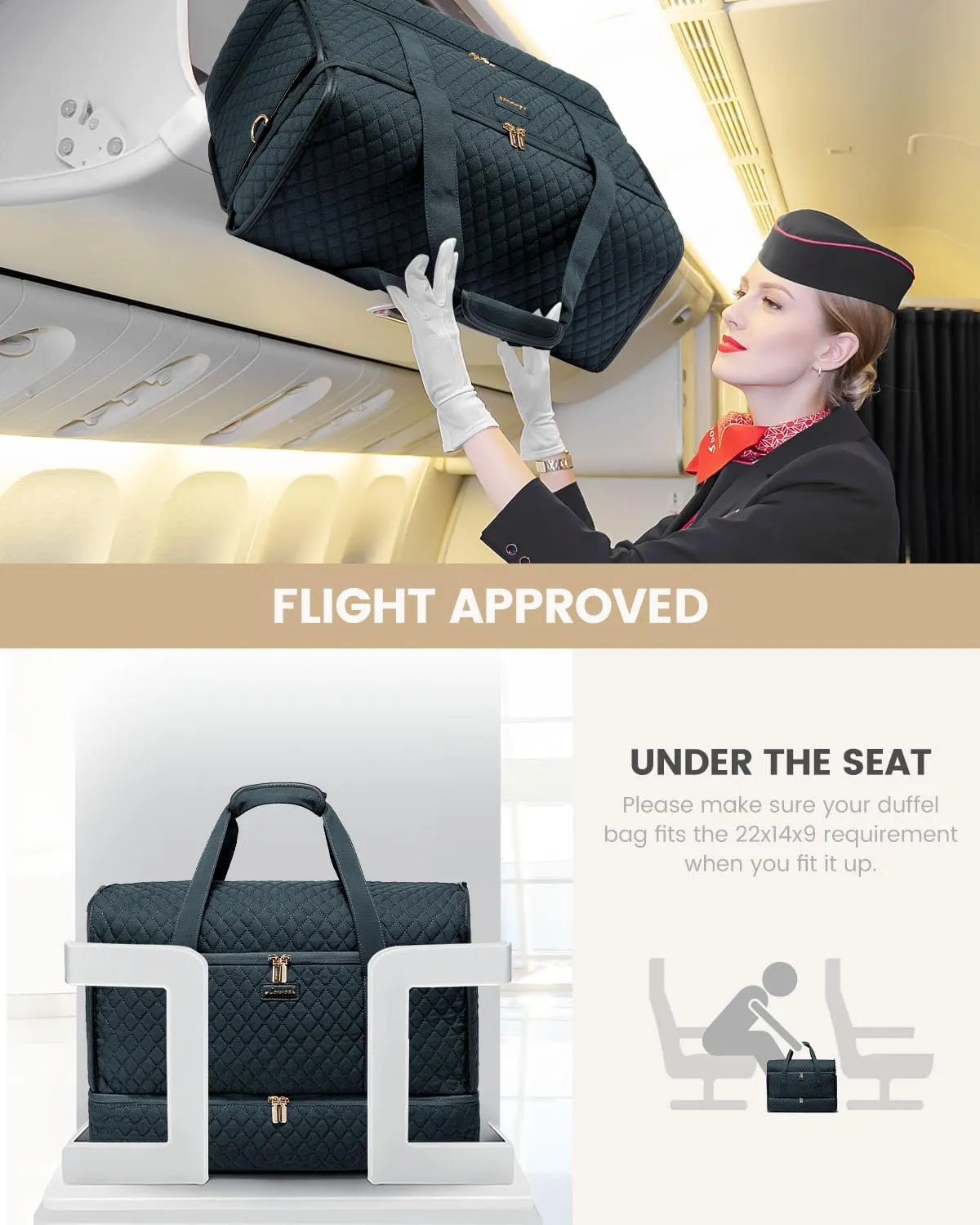 LOVEVOOK Large Travel Duffle Bag, Weekender Bags for Women With Shoe Compartment, Overnight Hospital Bag For Women Labor Delivery, Carry on Bag Personal Item Travel Bag, Yoga Gym Duffel Bag