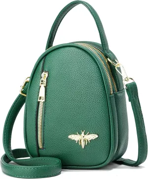 LoZoDo Small Crossbody Bags for Women Trendy Leather Purses and Handbags Designer Cell Phone Bag Wallet Purse with Wide Strap