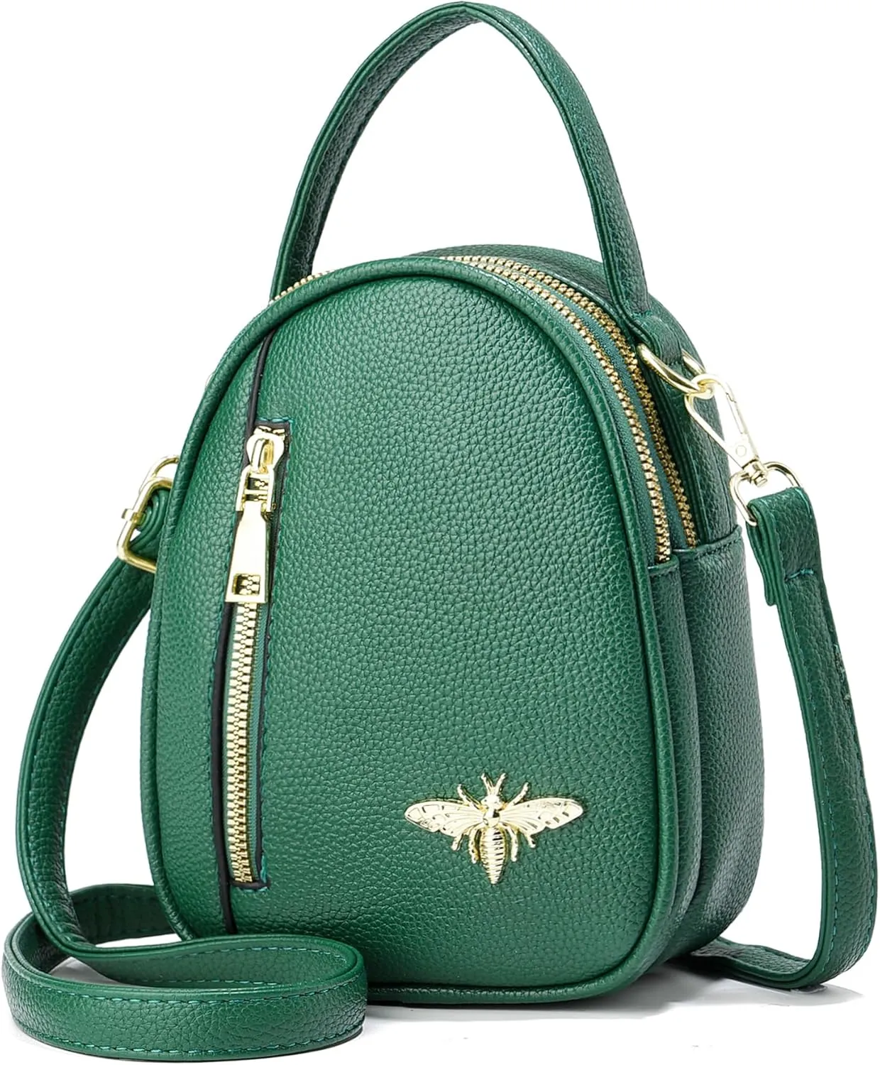 LoZoDo Small Crossbody Bags for Women Trendy Leather Purses and Handbags Designer Cell Phone Bag Wallet Purse with Wide Strap