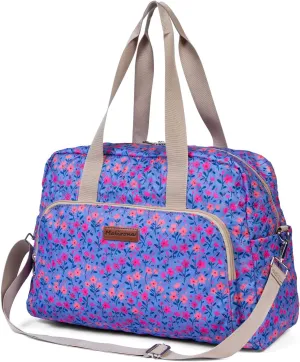 Malirona Foldable Gym Travel Duffel Bag Tote for Spirit Airlines Carry on Bag Carry-on Bag for Travel, Gym, Work, Weekender Overnight for Women and Girls (Purple)