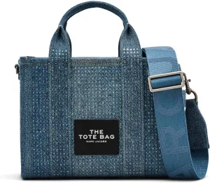 Marc Jacobs The Crystal Denim Small Tote Bag