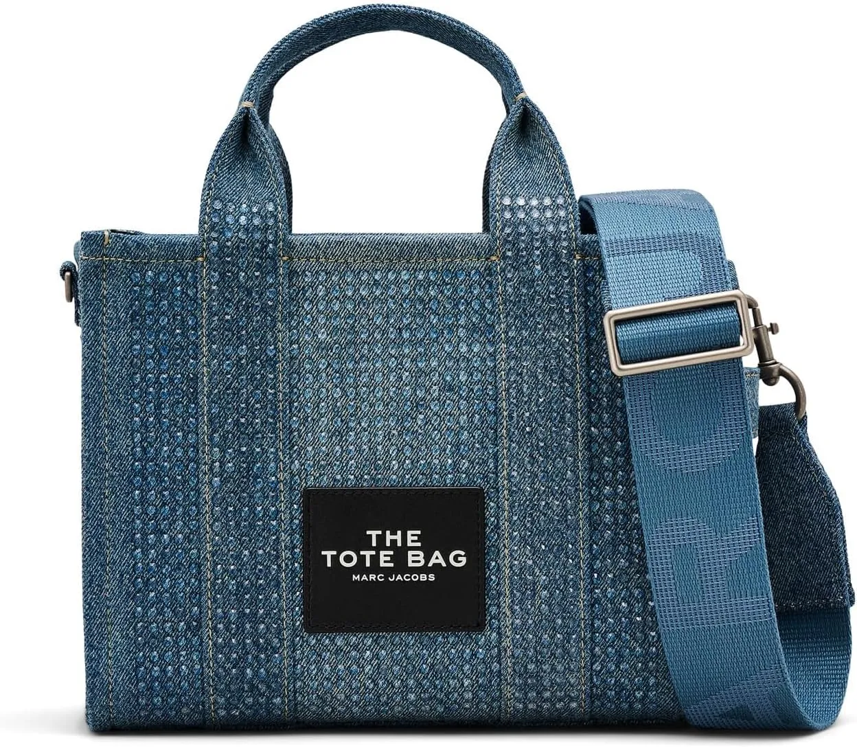 Marc Jacobs The Crystal Denim Small Tote Bag