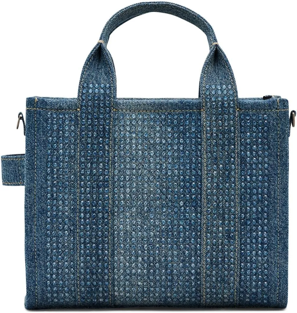 Marc Jacobs The Crystal Denim Small Tote Bag