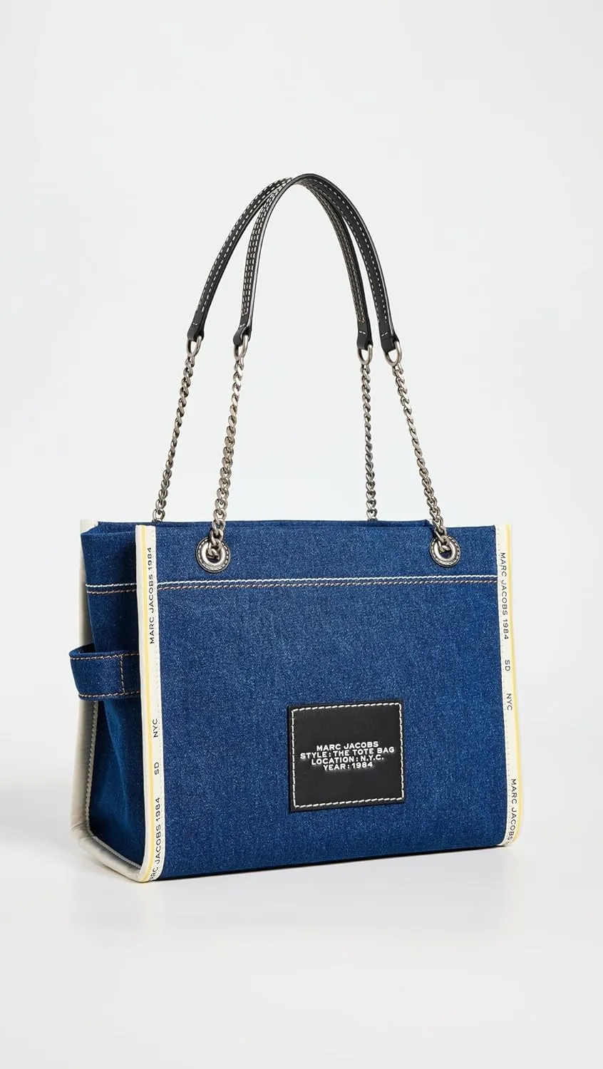 Marc Jacobs The Denim Chain Medium Tote Bag