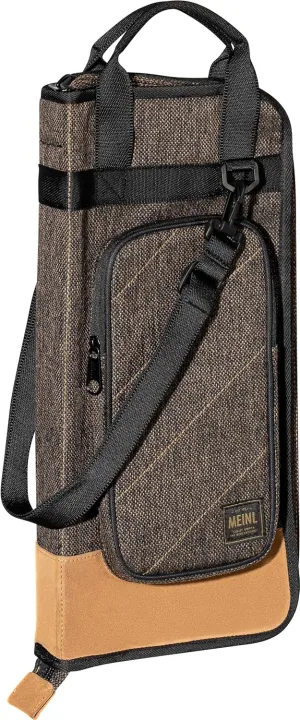 Meinl Cymbals Drumstick Bag — Classic Woven — for Sticks, Mallets, Brushes and Rods, Heavy-Duty Fabric with Shoulder Strap Plus Floor Tom Hooks, 2-Year Warranty (MCSBMO)