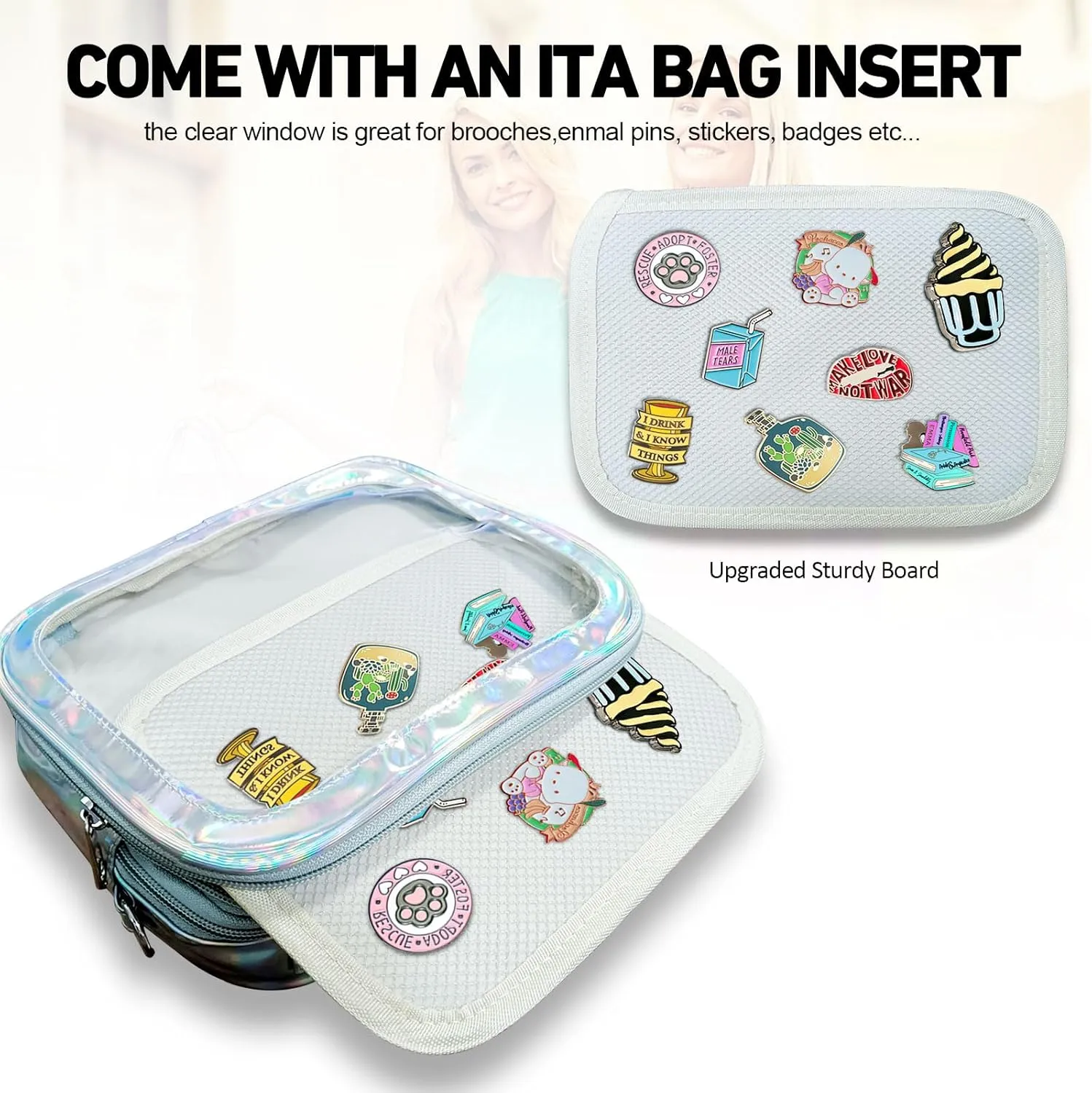 Messenger Bag for Teen Women Girls Kids Casual Travel Clear Crossbody Bag Men Small Ita Bag Trendy Handbags