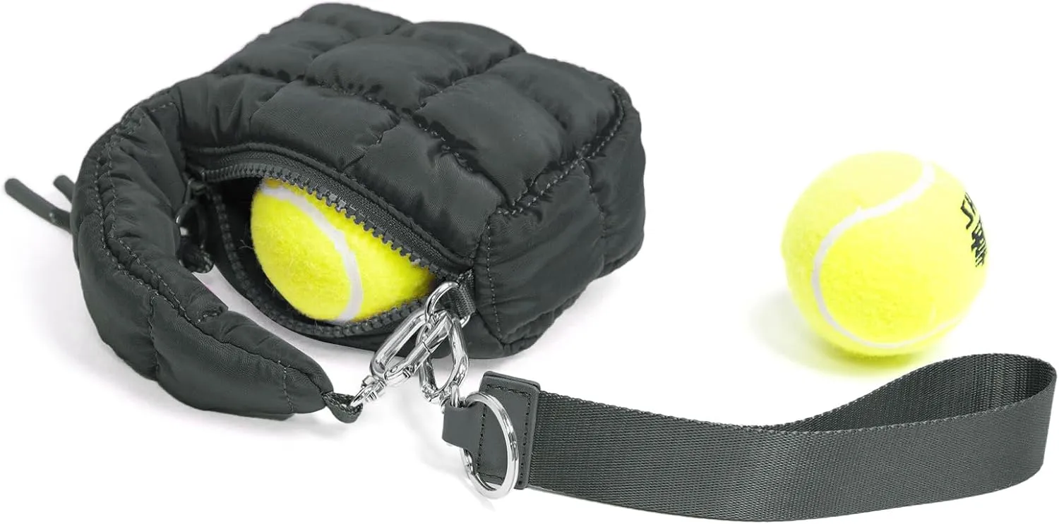 Mini Quilted Wristlet Bag for Women, Puffer Handbags,Evening Bags,Charm Lipstick Bag,Cute bag Charm for Gift