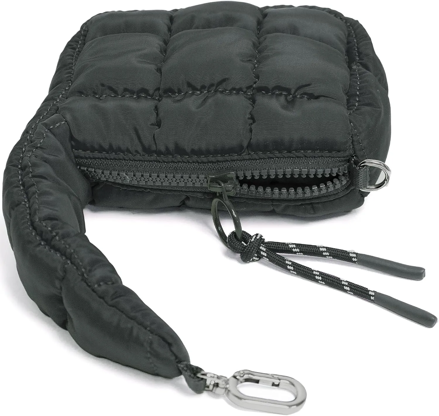 Mini Quilted Wristlet Bag for Women, Puffer Handbags,Evening Bags,Charm Lipstick Bag,Cute bag Charm for Gift