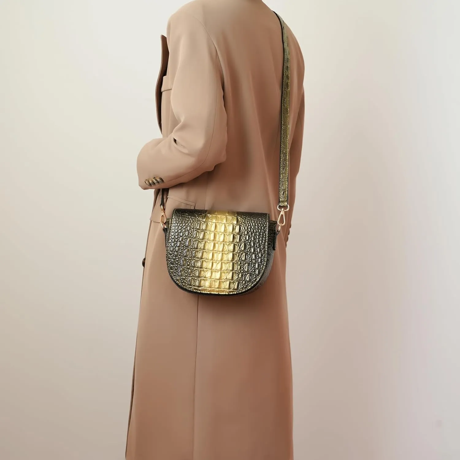 MKF Collection Shoulder Bag for Women, Vegan Leather Crossbody Handbag Purse
