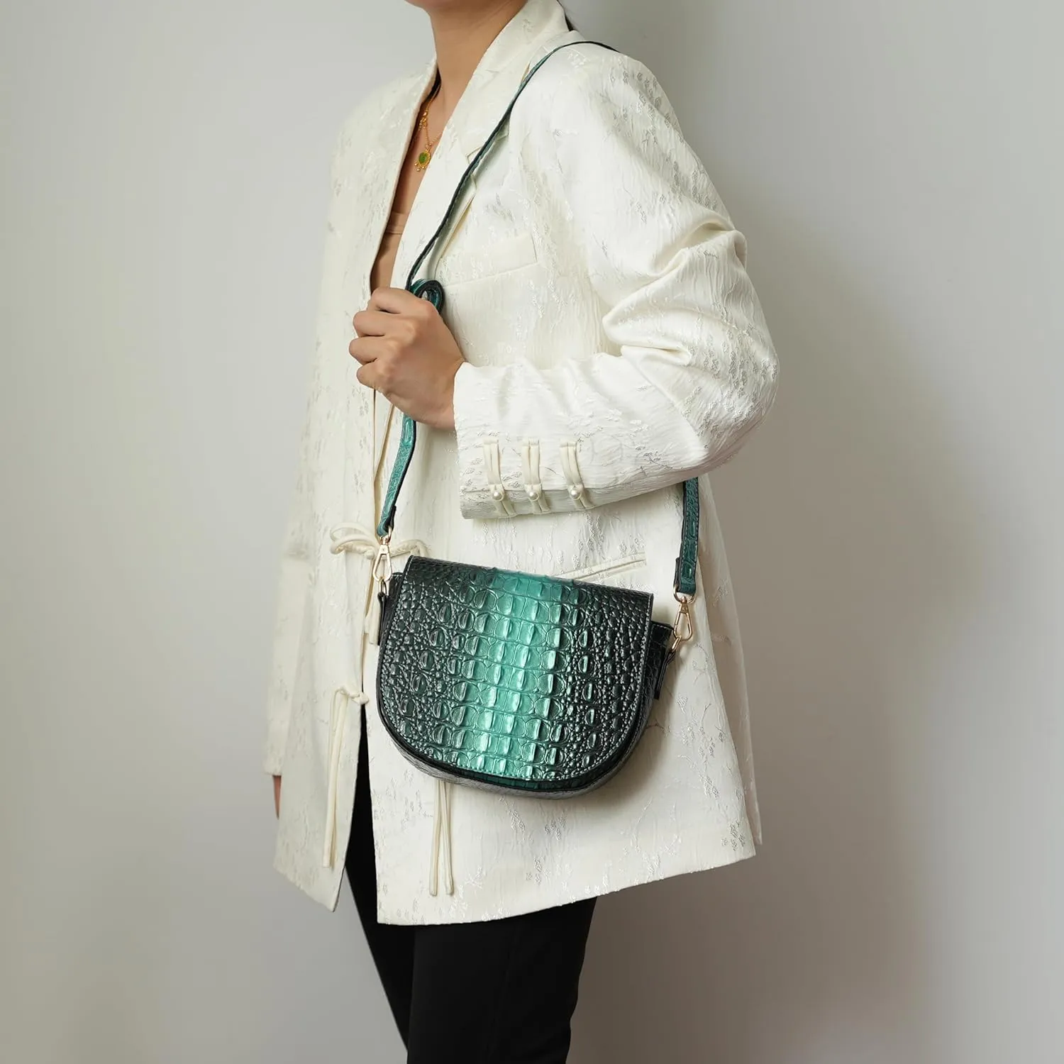 MKF Collection Shoulder Bag for Women, Vegan Leather Crossbody Handbag Purse
