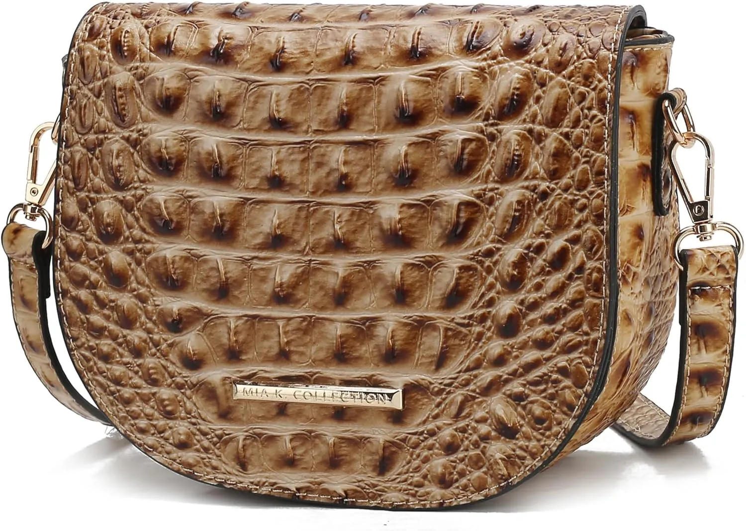 MKF Collection Shoulder Bag for Women, Vegan Leather Crossbody Handbag Purse