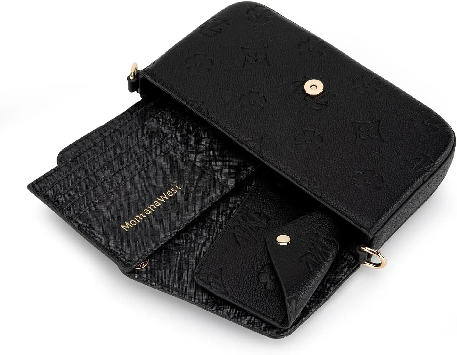 Montana West 3PCS Crossbody Purse and Wallet Set for Women with Adjustable Strap