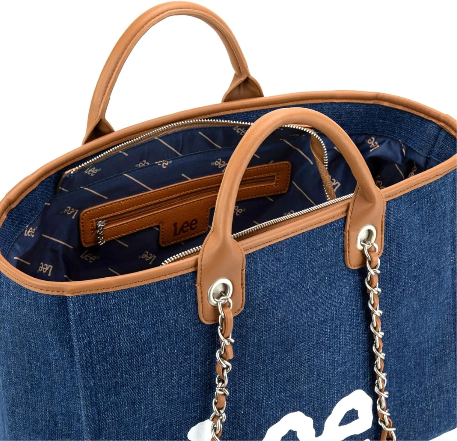 Montana West x Lee Tote Bag for Woman Denim Handbag Crossbody Shoulder Bag with Strap