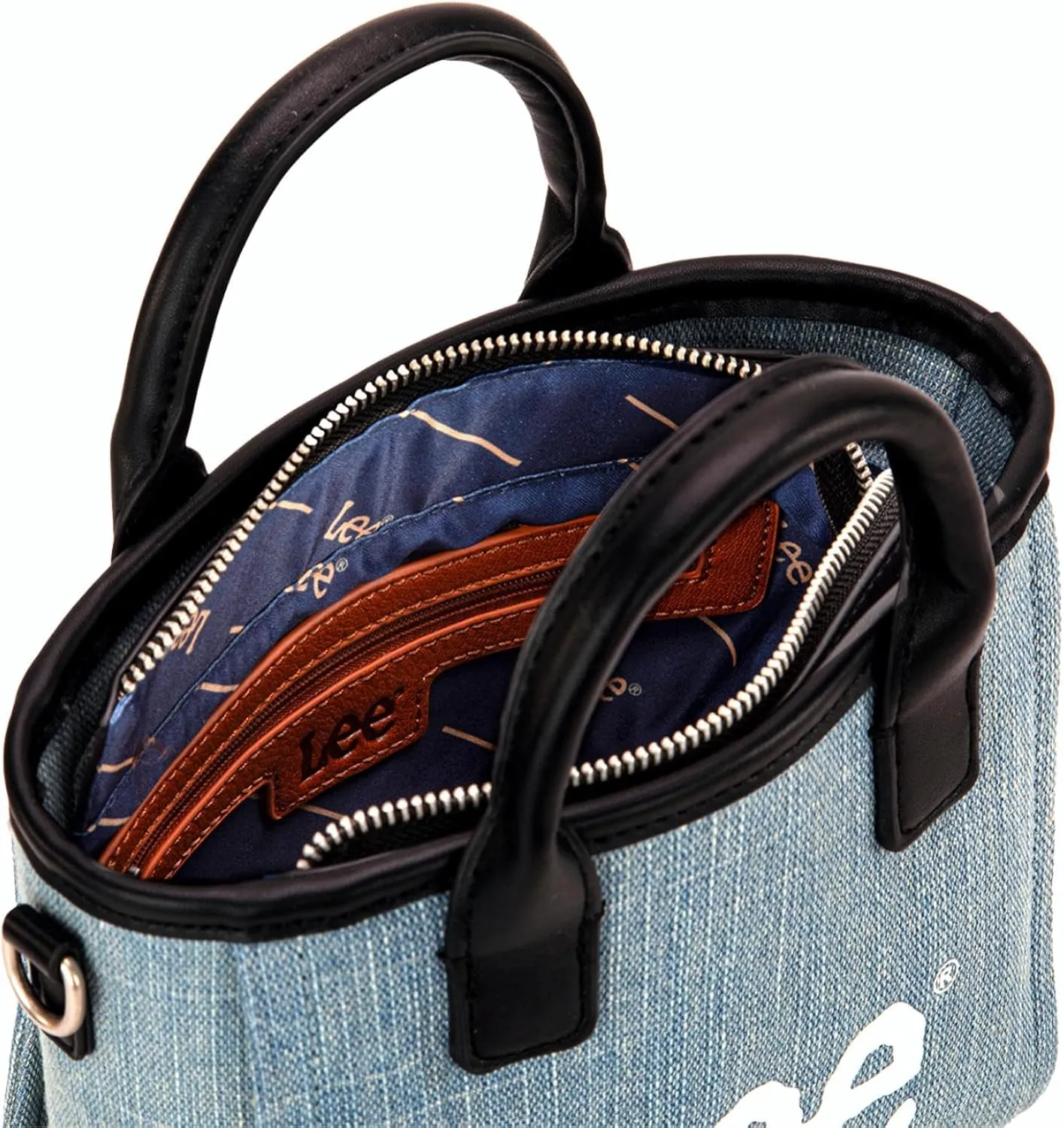 Montana West x Lee Tote Bag for Woman Denim Handbag Crossbody Shoulder Bag with Strap