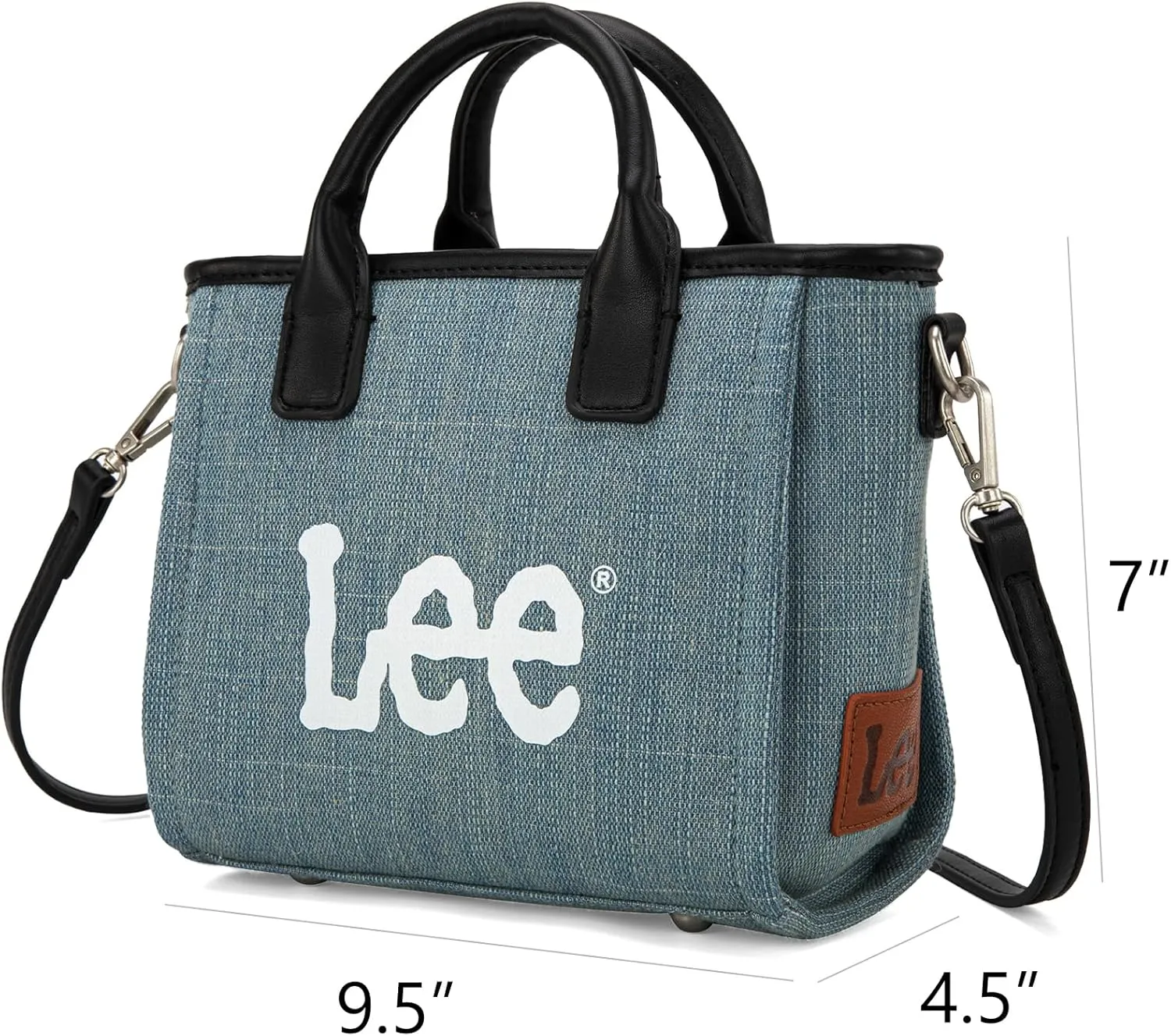 Montana West x Lee Tote Bag for Woman Denim Handbag Crossbody Shoulder Bag with Strap