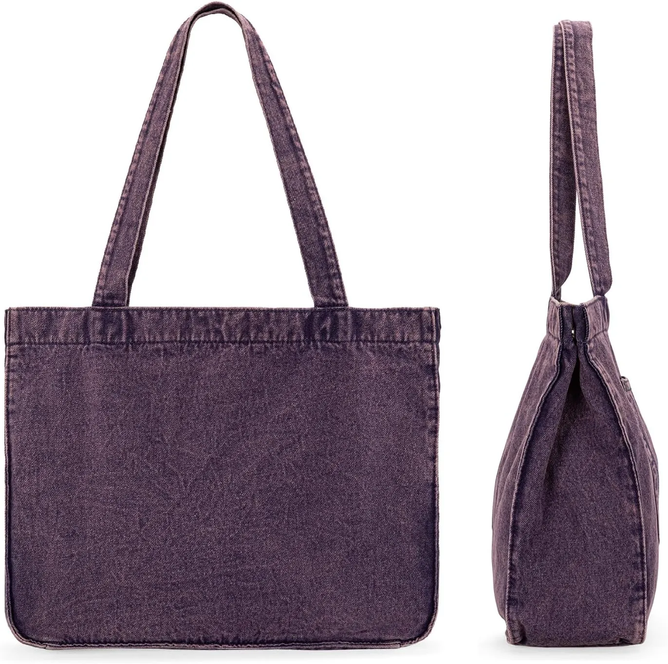 Montana West x Wrangler Tote Bag for Women Large Denim Purses for Work Travel