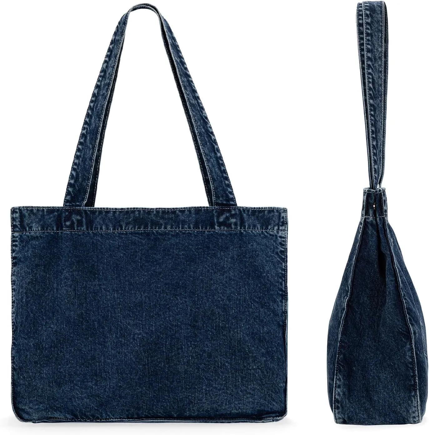 Montana West x Wrangler Tote Bag for Women Large Denim Purses for Work Travel