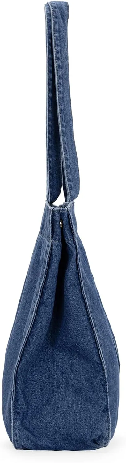 Montana West x Wrangler Tote Bag for Women Large Denim Purses for Work Travel