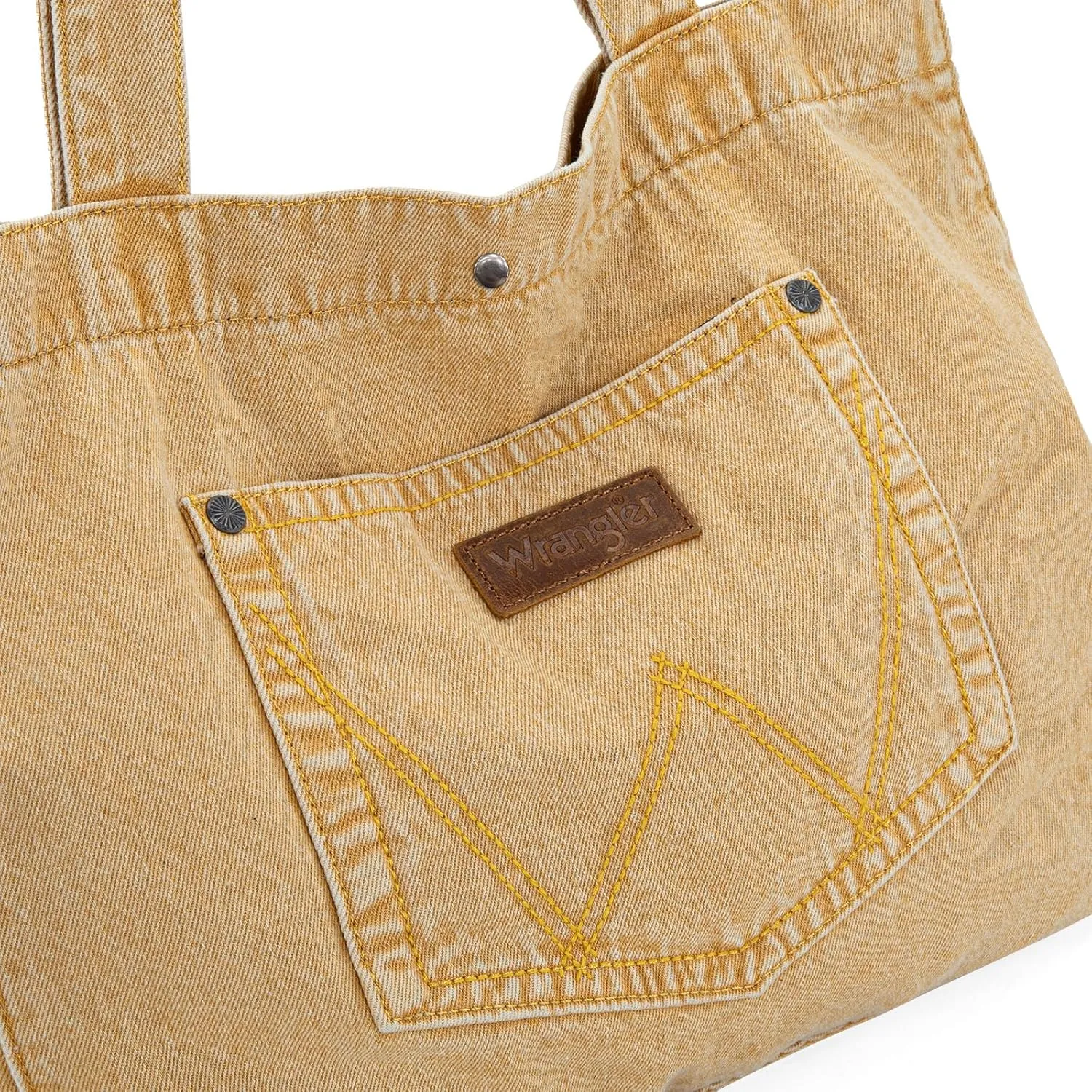 Montana West x Wrangler Tote Bag for Women Large Denim Purses for Work Travel