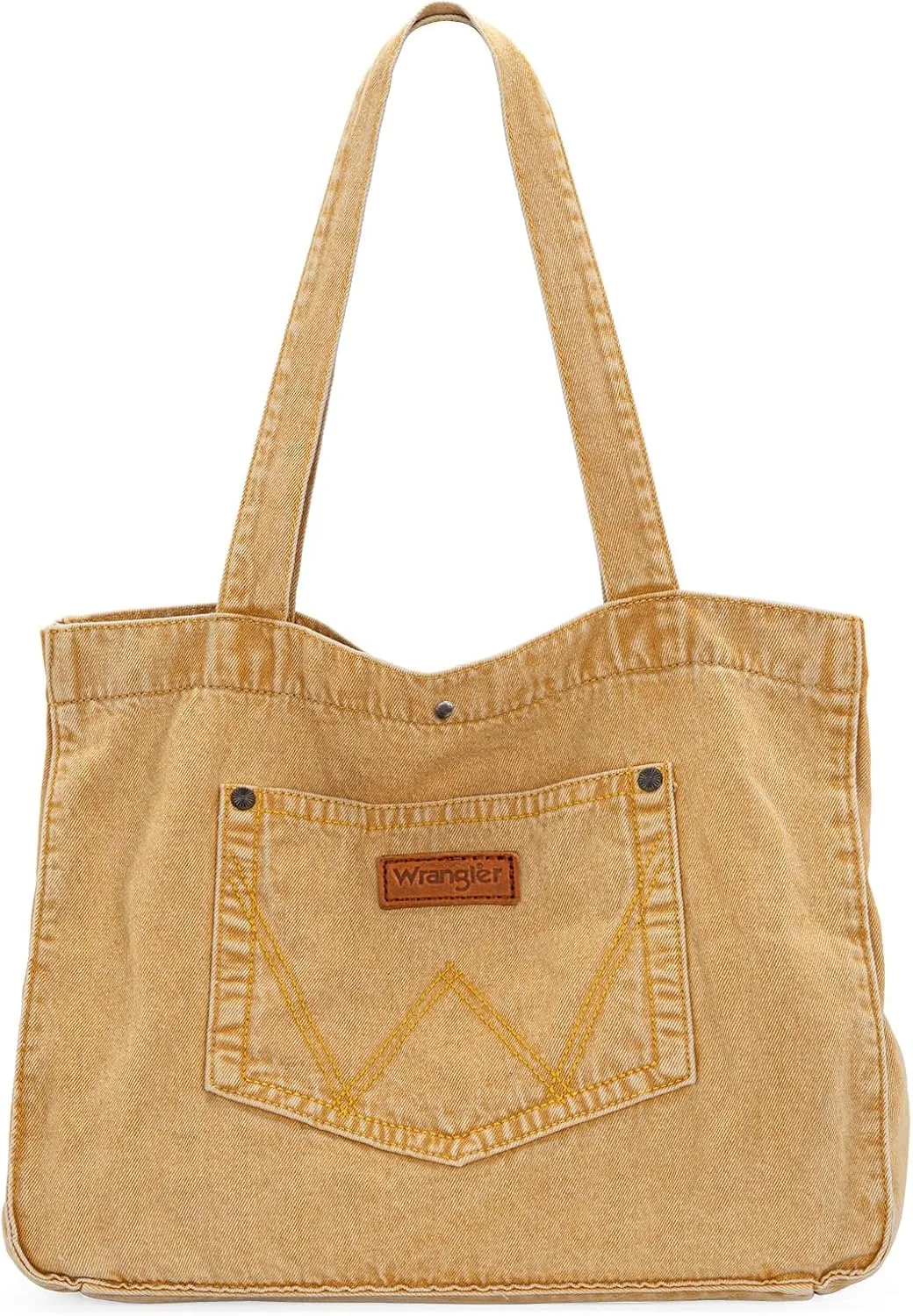 Montana West x Wrangler Tote Bag for Women Large Denim Purses for Work Travel