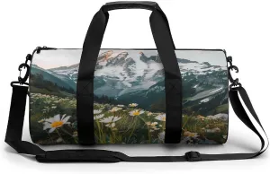 Mount Rainier National Park Gym Bag Workout Sports Bag Lightweight Tote Duffel Bag Travel Weekender Bag for Women Men