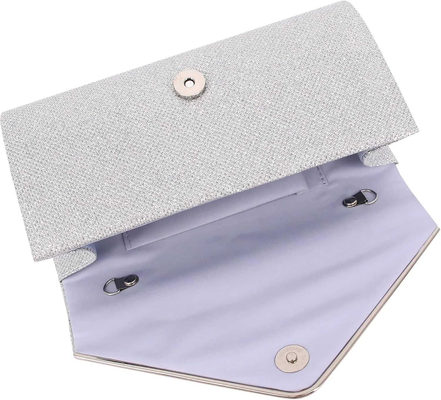 Naimo Flap Dazzling Small Clutch Bag Evening Bag With Detachable Chain