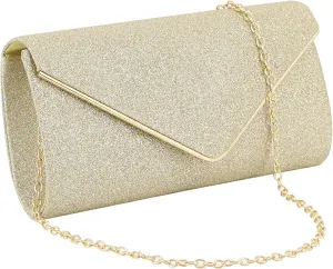 Naimo Women's Sequin Evening Purse Wedding Party Clutch Bag