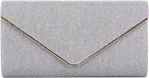 Naimo Women's Sequin Evening Purse Wedding Party Clutch Bag