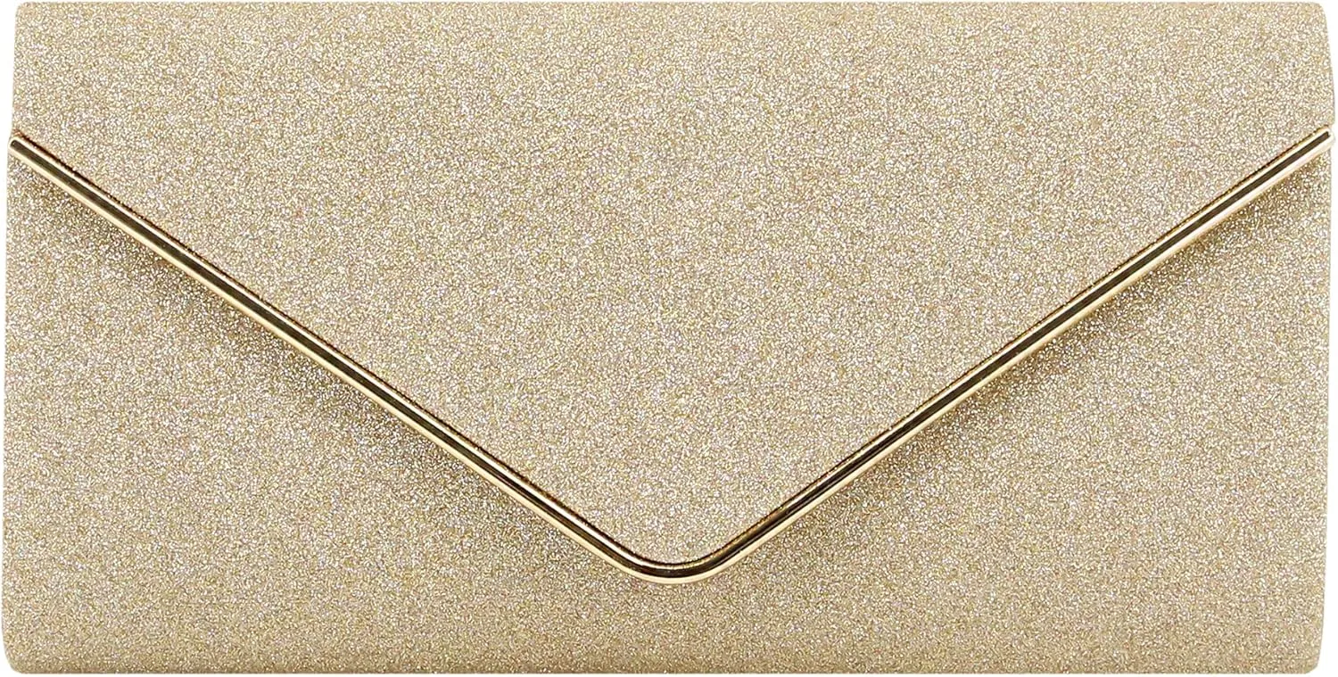 Naimo Women's Sequin Evening Purse Wedding Party Clutch Bag