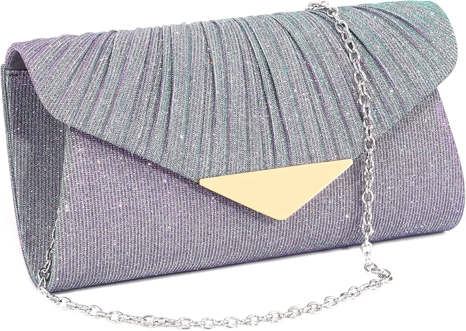 Naimo Women's Sequin Evening Purse Wedding Party Clutch Bag
