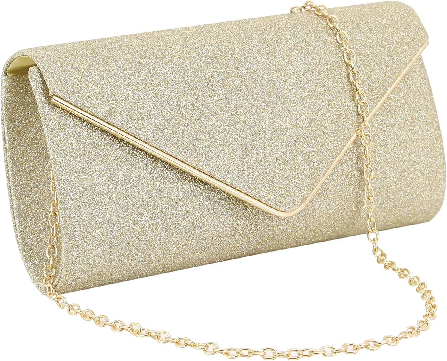 Naimo Women's Sequin Evening Purse Wedding Party Clutch Bag