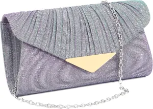 Naimo Women's Sequin Evening Purse Wedding Party Clutch Bag