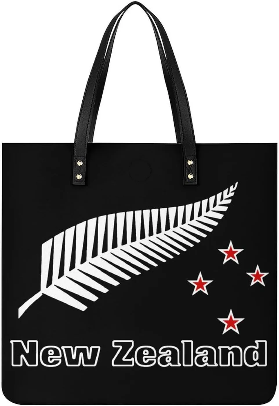 New Zealand Maori Fern Novelty Tote Bags for Women Funny Handbags Top Handle Purses Crossbody Shoulder Bag Fashion
