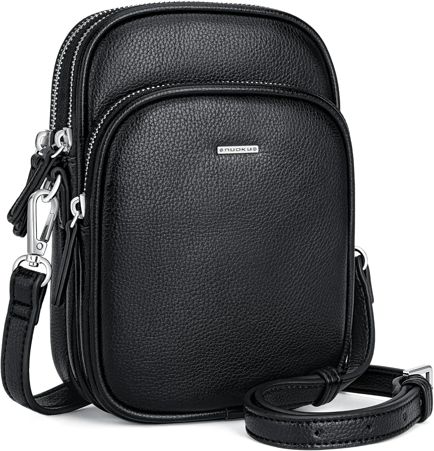 nuoku Small Crossbody Purse for Women, Vegan Leather Crossbody Bags for Women Small Size with Card Slots