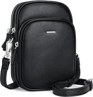 nuoku Small Crossbody Purse for Women, Vegan Leather Crossbody Bags for Women Small Size with Card Slots
