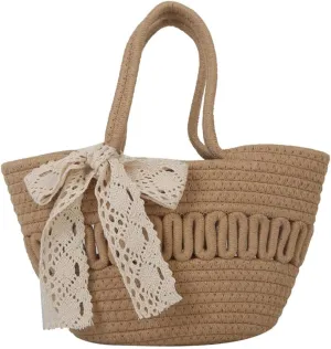Octwine Straw Beach Bag for Women Summer Handwoven Tote Bags Purse Handle Straw Handbag Clutch for Women
