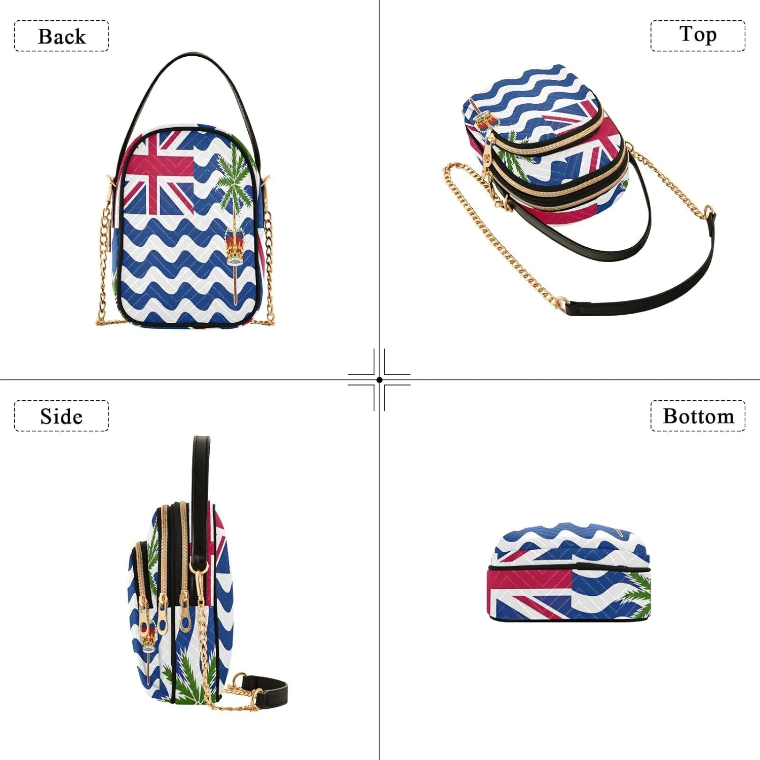 ODAWA Madagascar Flag Women Crossbody Bags Shoulder Bag for Women Crossbody Women Crossbody Bags Small