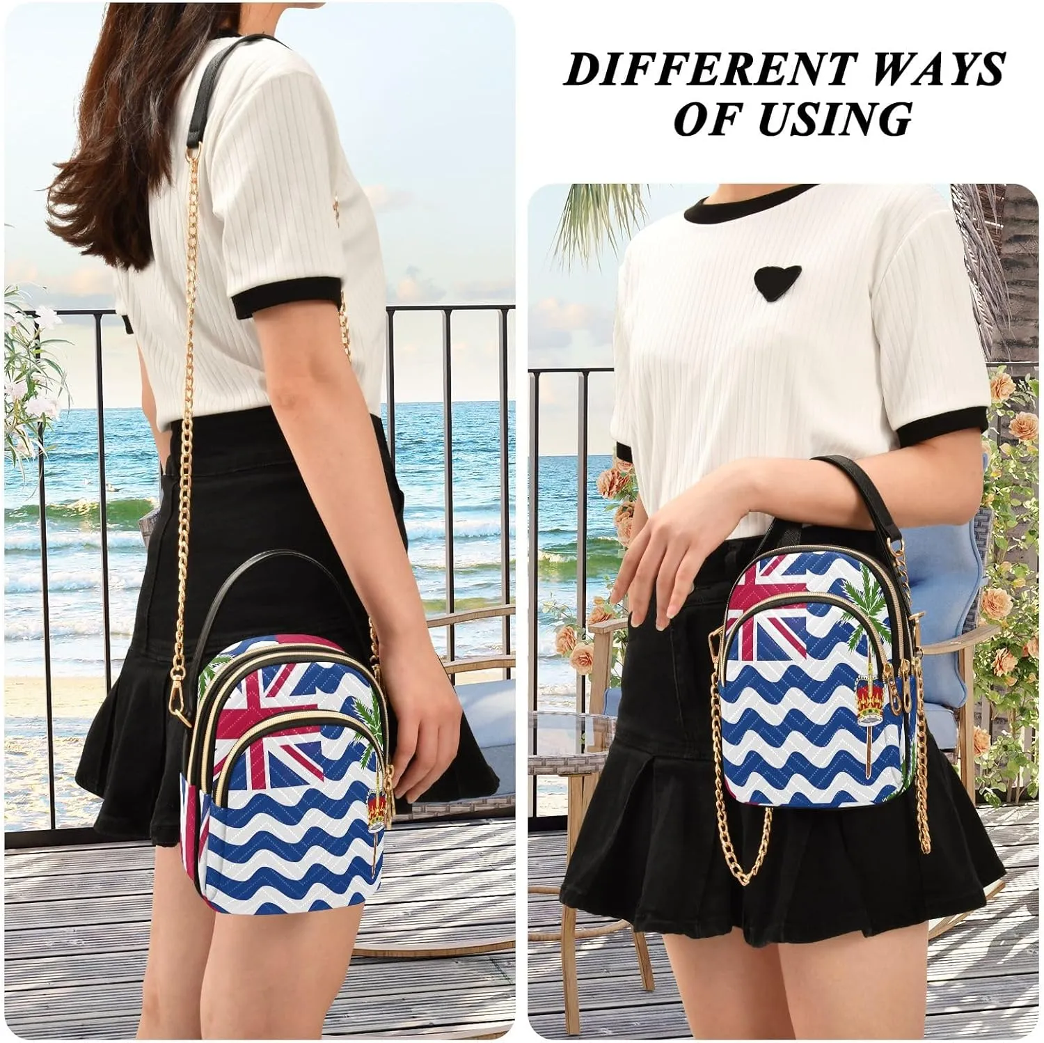 ODAWA Madagascar Flag Women Crossbody Bags Shoulder Bag for Women Crossbody Women Crossbody Bags Small