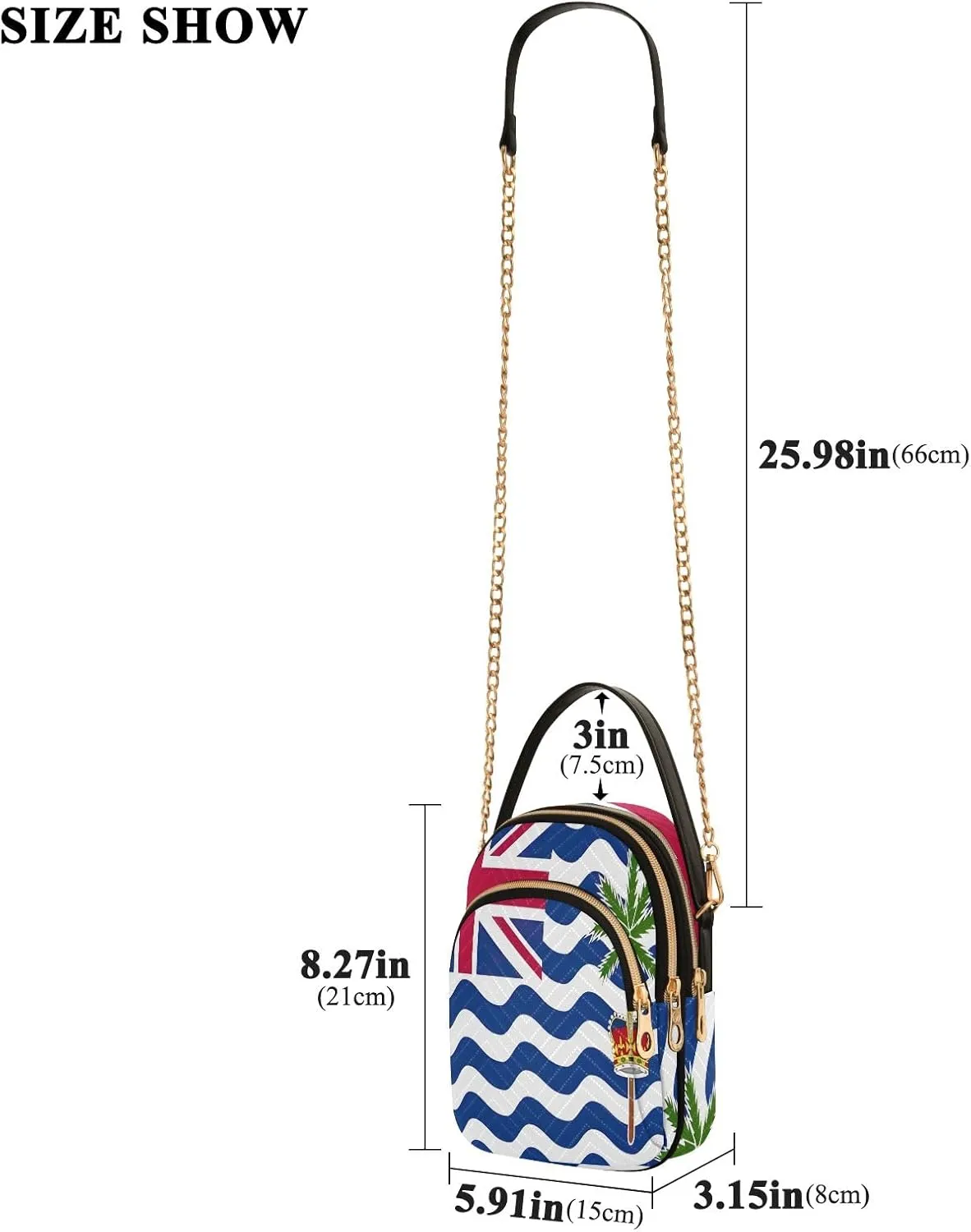ODAWA Madagascar Flag Women Crossbody Bags Shoulder Bag for Women Crossbody Women Crossbody Bags Small