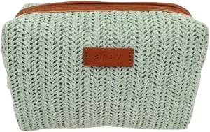 ORB Style - ANEW Cosmetic Bag-CB108MT-Herringbone-Rectangular Case-Mint/Tan