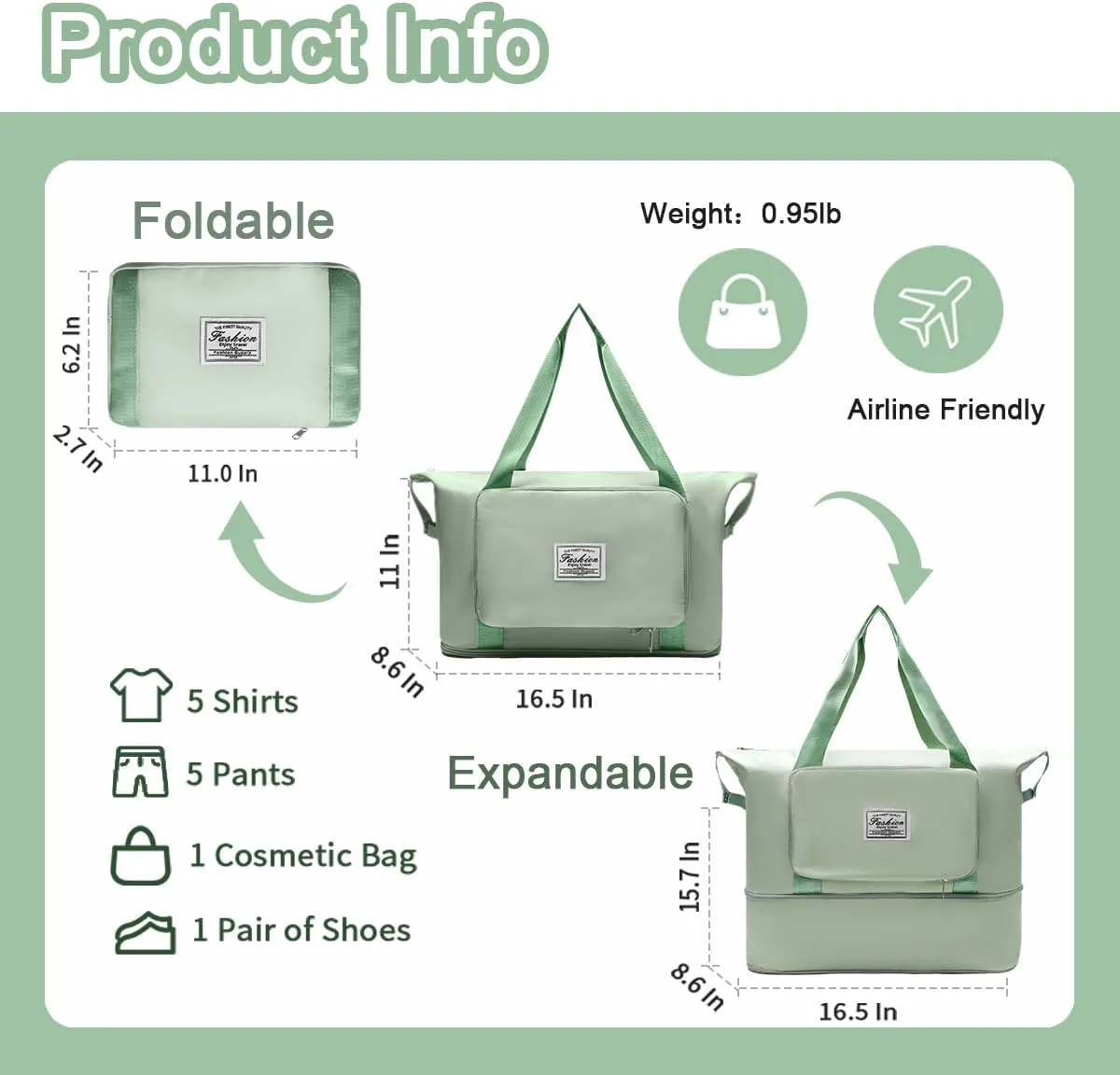 Overnight Bags for Women Travel Duffel Bag with Wet Pocket, Cute Foldable Weekender Overnight Bag for Sports Gym Yoga Swim Light Purple