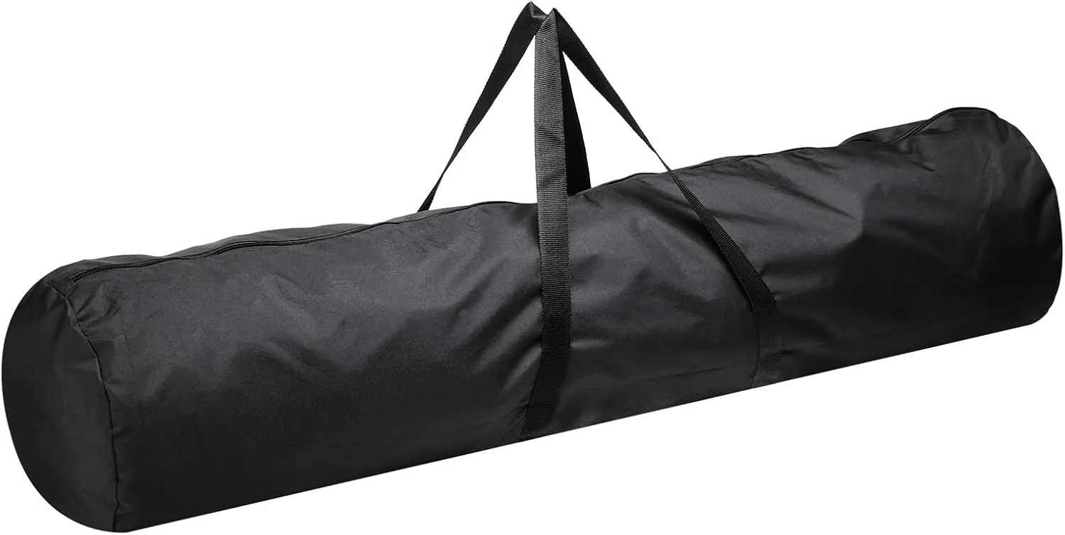 PATIKIL Folding Camping Chair Replacement Bag 47.2" x 11.8", Portable Camping Storage Tent Bag with Handle Strap for Outdoor Camping Hiking Travel, Black