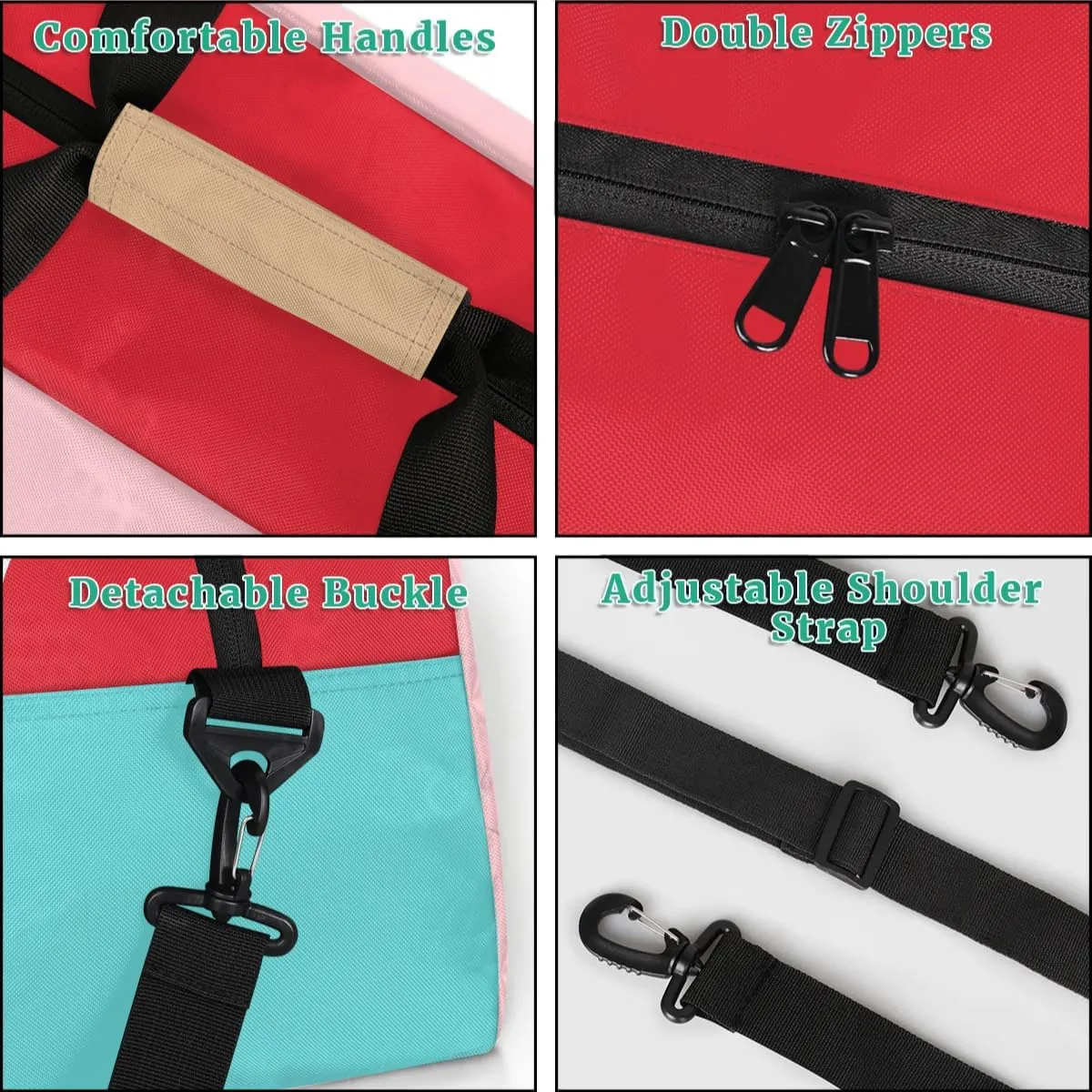Personalized Dance Ballet Yoga Bag, Custom Cute Travel Duffel Bag with Name, Sport Duffle Gym Cheerleader Bag Weekender Overnight Bag