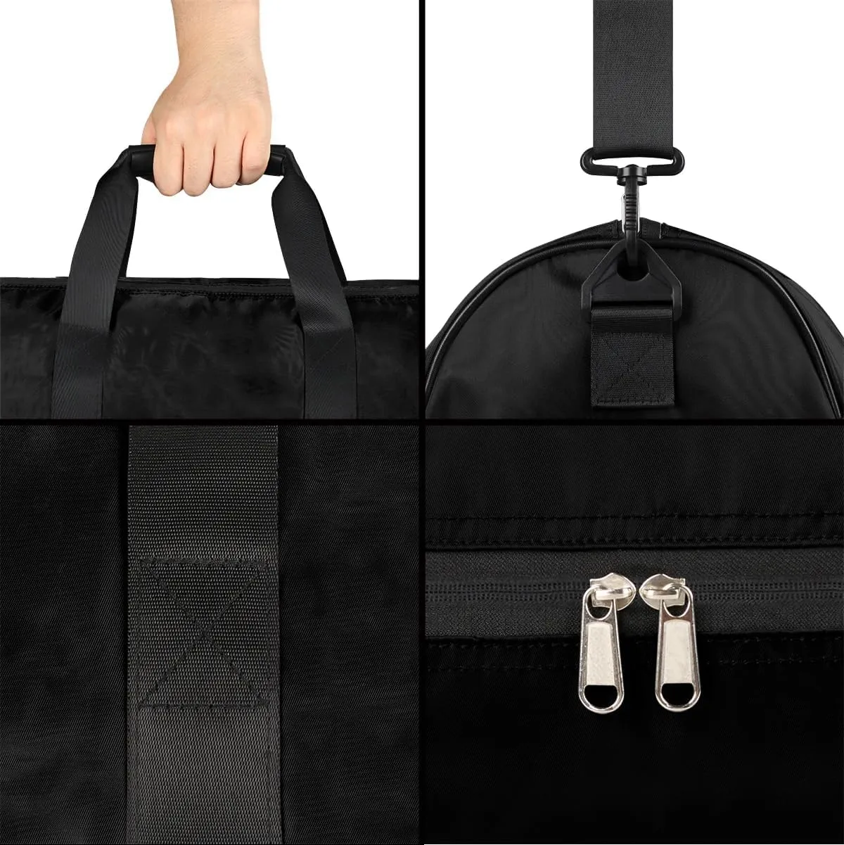 Personalized Gym Duffel Bag for Mens Large Duffel Bags Men Women Travel Duffel Bags Gym Accessories for Men Women Black