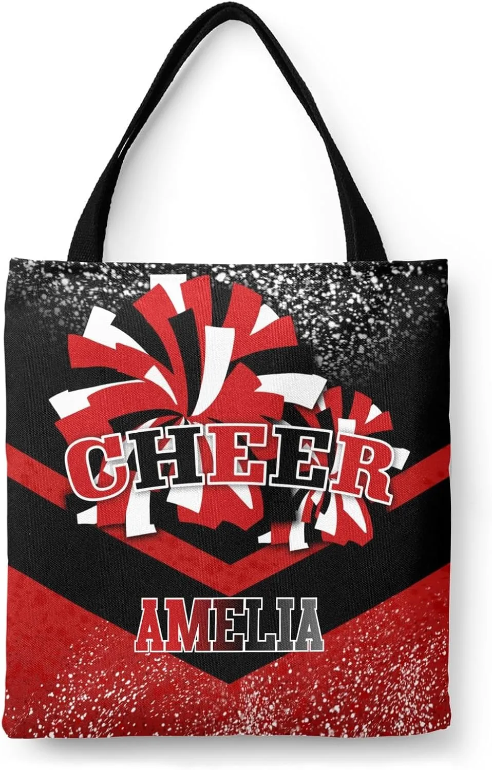 Personalized Name Cheerleading Gifts Gym Handbag Gift Bags Christmas Treat Bags for Holiday Party Gift Bags