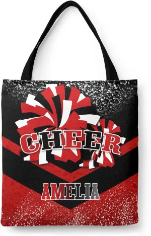 Personalized Name Cheerleading Gifts Gym Handbag Gift Bags Christmas Treat Bags for Holiday Party Gift Bags