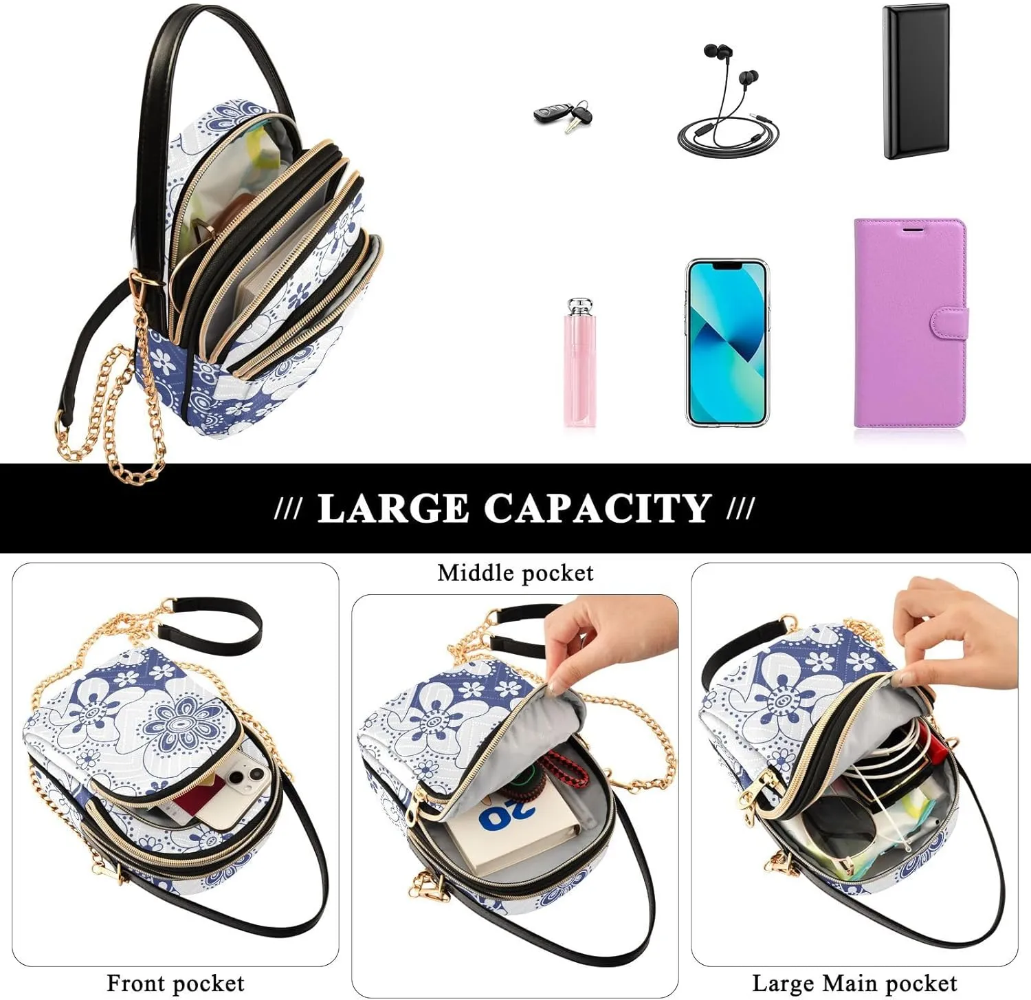 Phone Purse Women Small Cell Wallet Crossbody Bags Women's Crossbody Handbags Mini Shoulder Bag