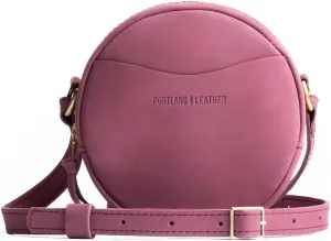 Portland Leather Goods Circle Crossbody Bag for Women – Handmade from the Finest Full-Grain Hides