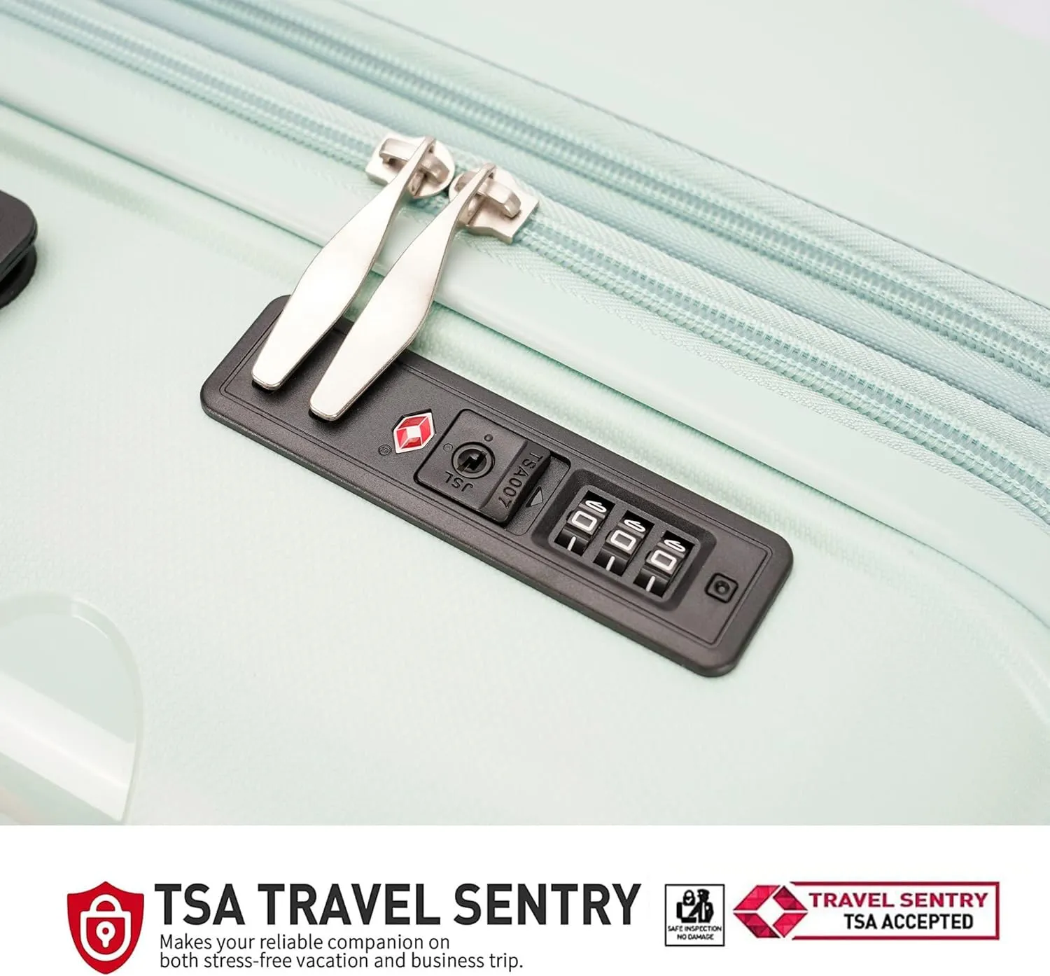 PP material 2-piece expandable luggage sets with Spinner Wheels， Suitcase with TSA Lock，Large Luggage for Family Travel carry on 20 28，Azure water color