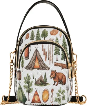 Primitive Tribe Crossbody Handbags for Women Casual Leather Shoulder Phone Purse